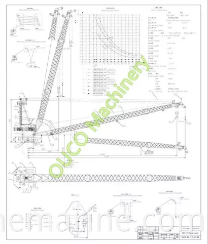 platform marine crane